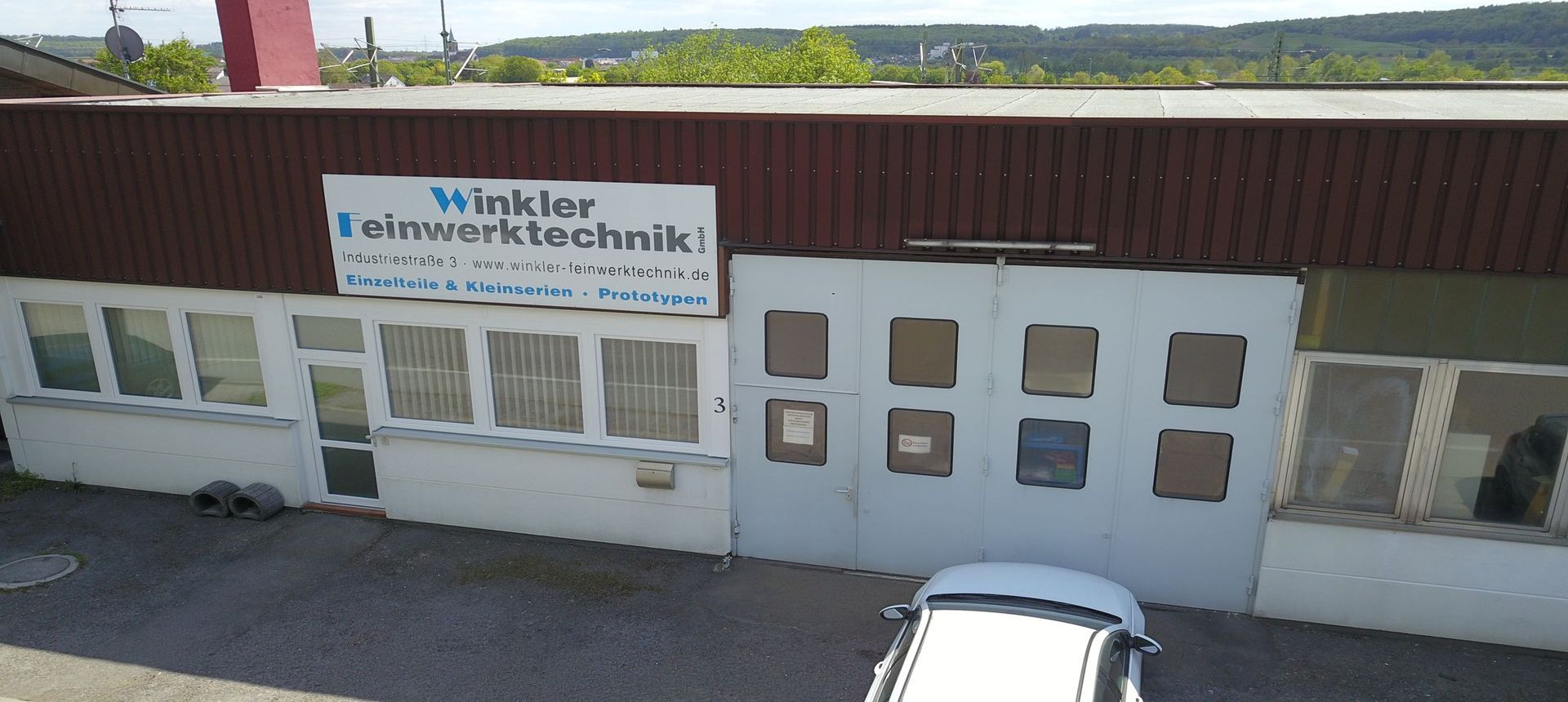 Firmengebäude der Winkler Feinwerktechnik GmbH in Renningen